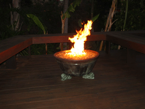 glass fire crystals for outdoor fire bowls