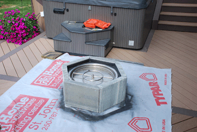 DIY fire pits for patio deck
