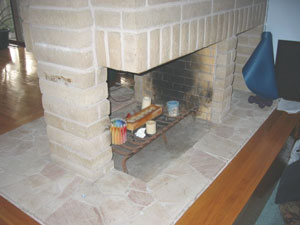 propane fireplace idea