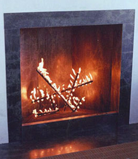 Custom fireplace Burner sticks